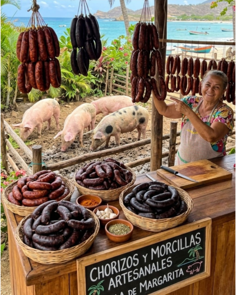 Representación histórica de ganado porcino adaptado a la vegetación xerófila y cría de cerdos en Margarita colonial.